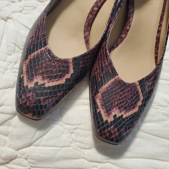 NWOT 27 Edit Snakeprint Geneva Pumps Size 6.5 - Picture 14 of 14